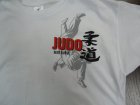 T-shirt wit gedrukt judo